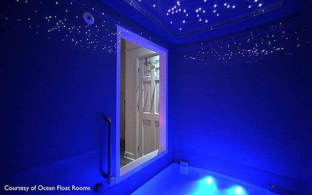 Float Room Interior paradise float spa ocean float room